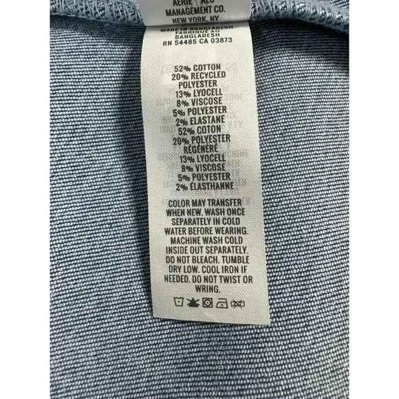 Aerie NWT Corset Denim Halter Dress Size M Y2K Retro Coastal Boho Cowgirl Party - Picture 10 of 10